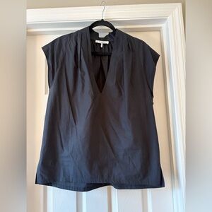 FRAME Black V-Neck Women's Top XL